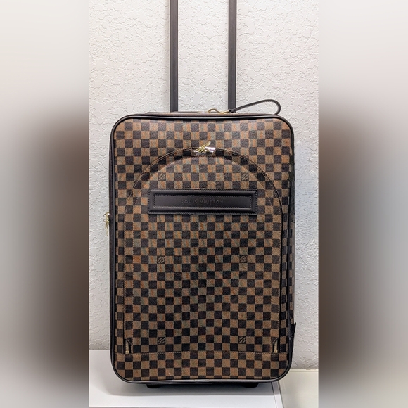 Louis Vuitton Handbags - Louis Vuitton Damier Ebene Pegase 55 Rolling Luggage Carry On.